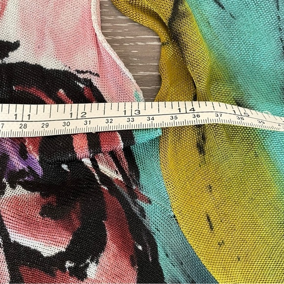 Open Cardigan Sleeveless Viscose Size Medium - Picture 4 of 13